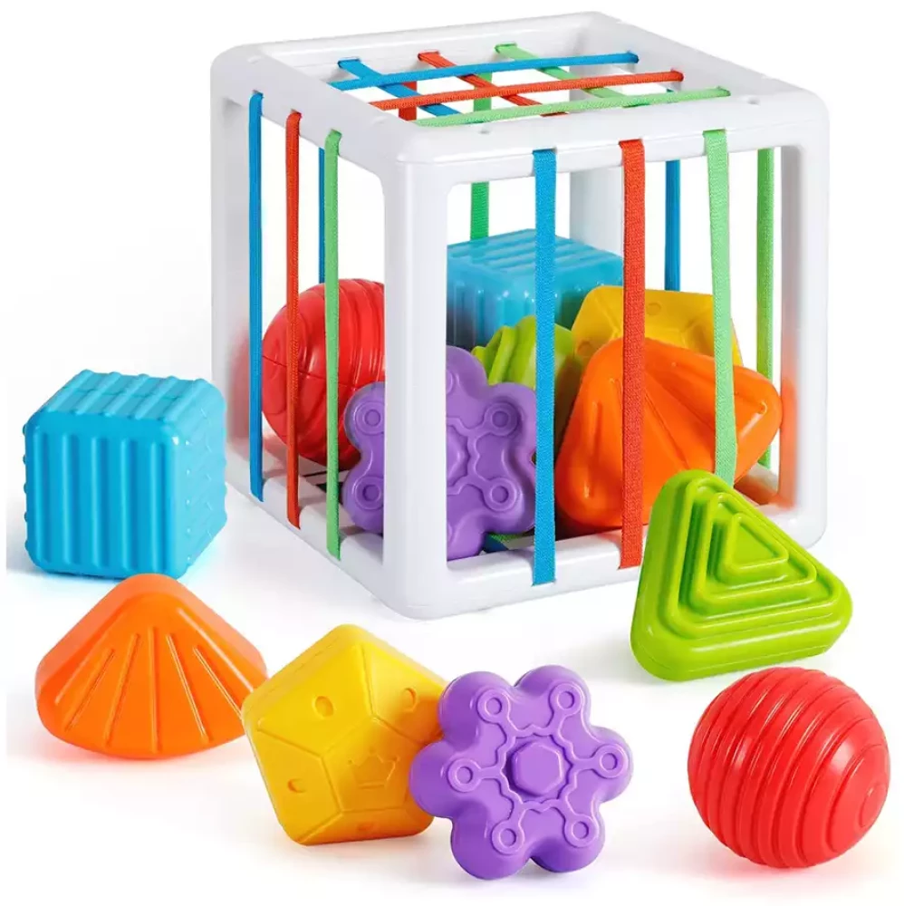 Rozwijająca gra - Kostka-sorter