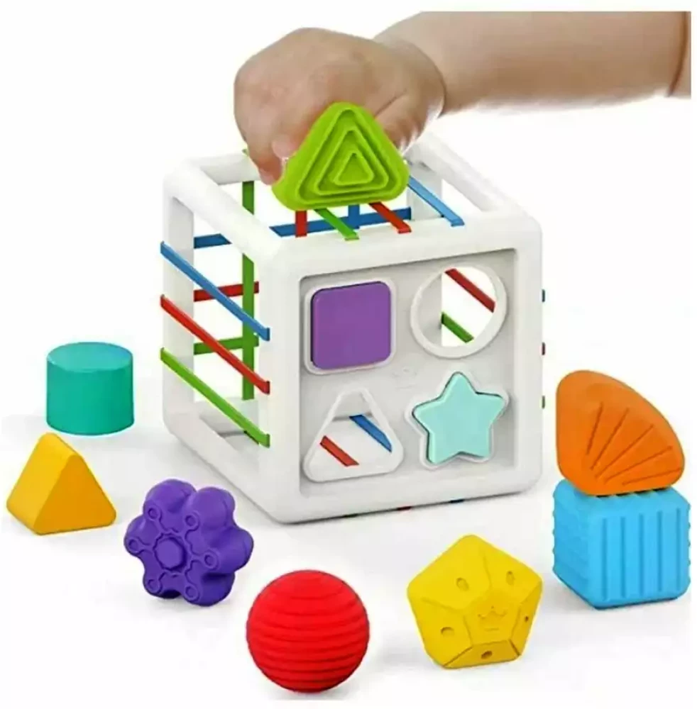 Rozwijająca gra - Kostka-sorter