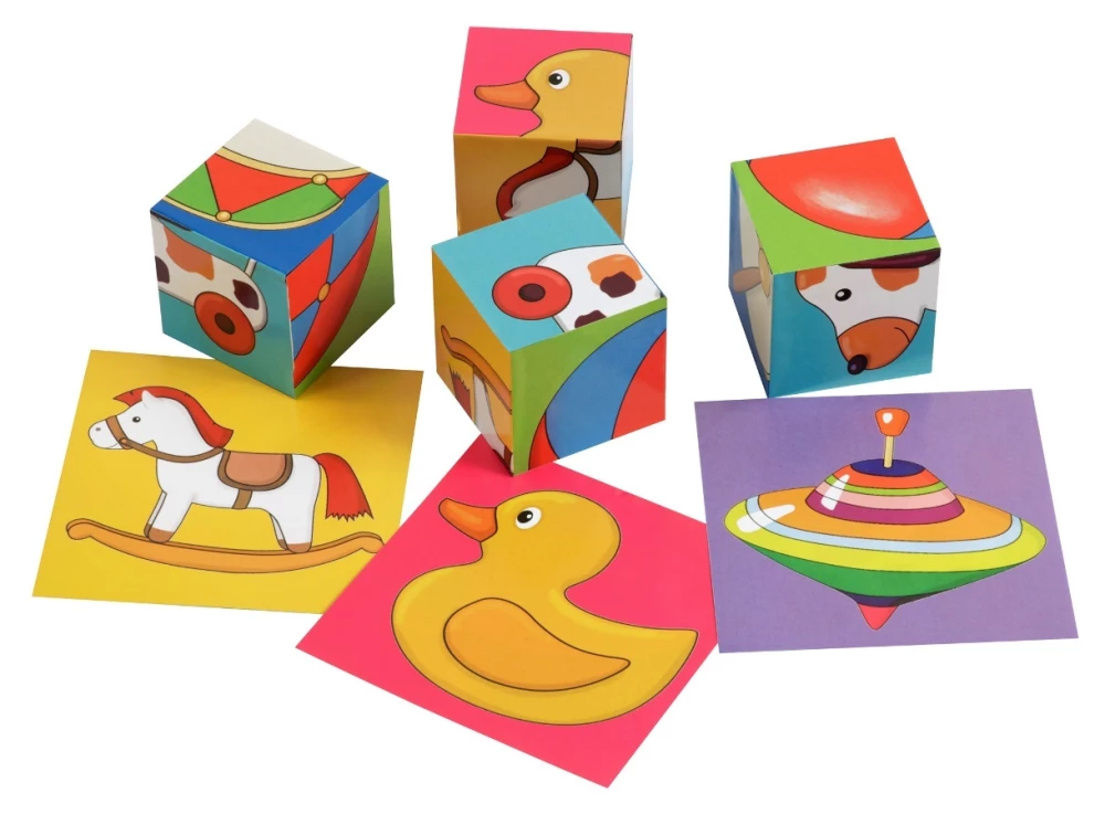 Inteligentne kostki - Zabawki, 4 sztuki