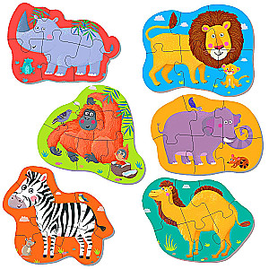 IQ Floor Puzzle - Africa and Asia