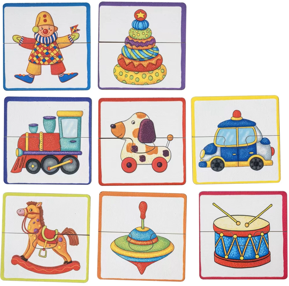 IQ-Puzzle. Lustige Spielzeuge