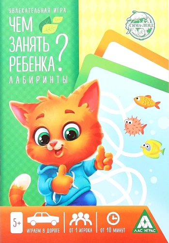 Ar ko nodarbināt bērnu. Labirinti