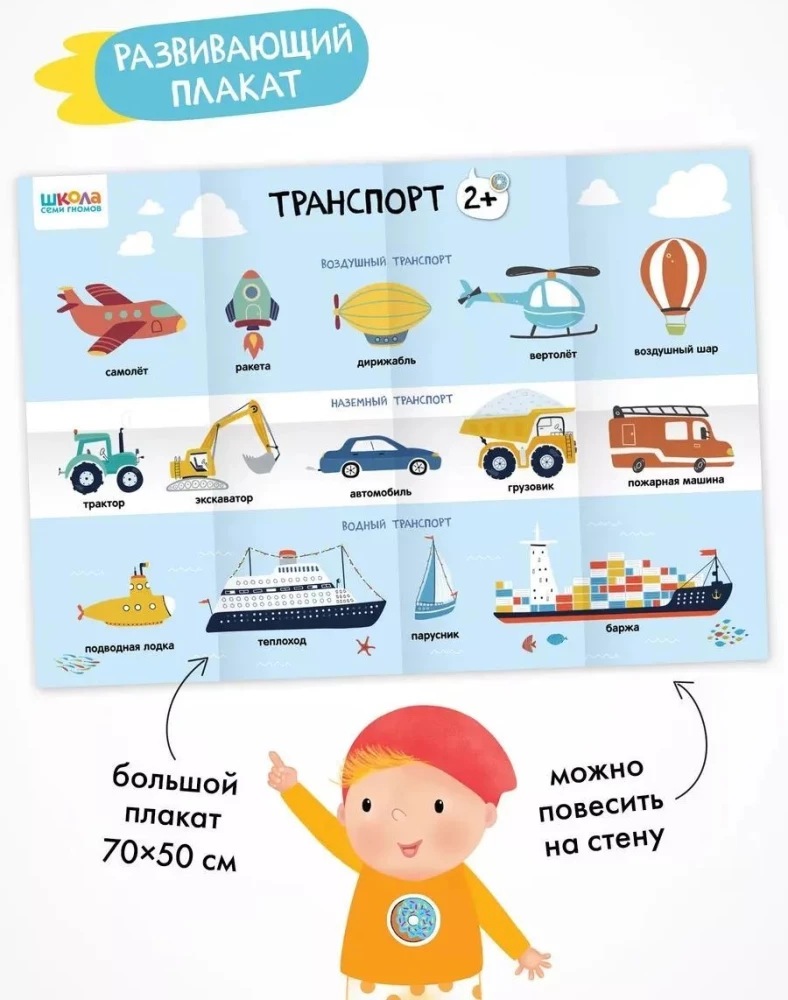 Szkoła Siedmiu Krasnoludków. 12 książek rozwojowych. Roczny podstawowy kurs. Zestaw 2+