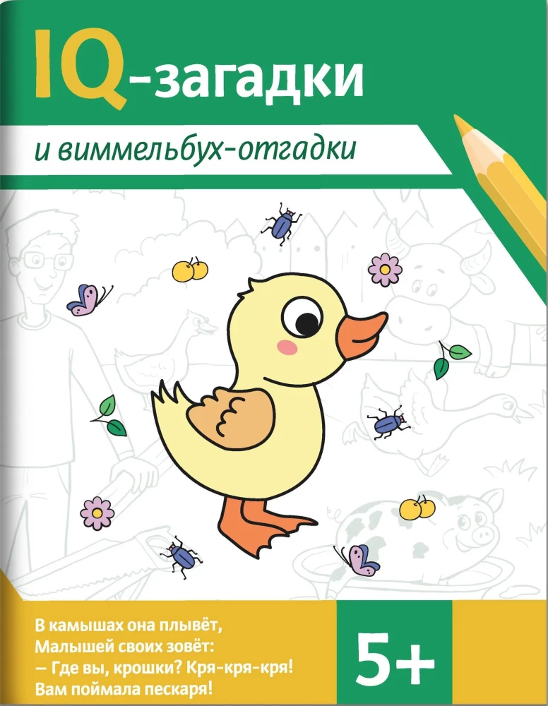 IQ Puzzles and Wimmels Book Answers: 5+