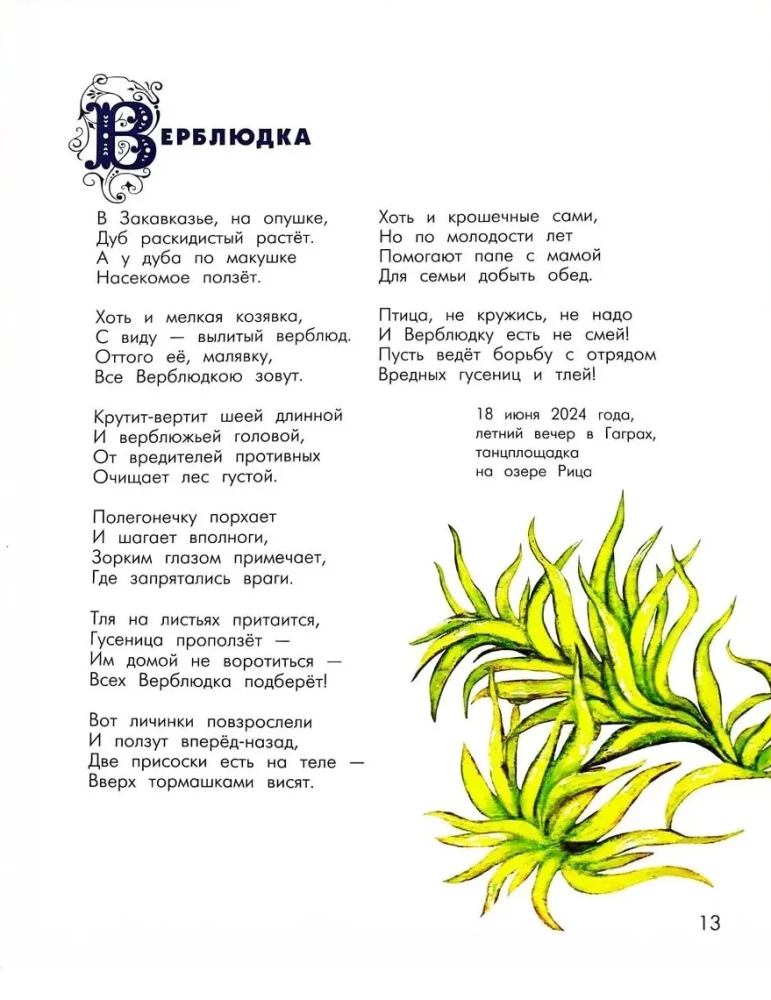 The Alphabet of Exotic Insects. For Adults and Children