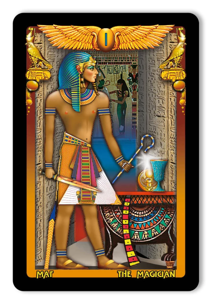 Taro egipskie/ Egyptian Tarot (78 kart + instrukcja)