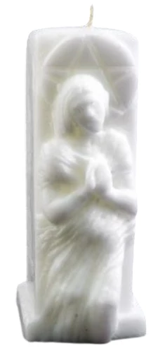 Świeca Anioła Smutku, biała