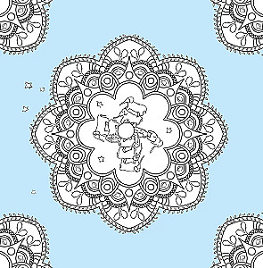 Art coloring anti-stress - In the world of the Little Prince