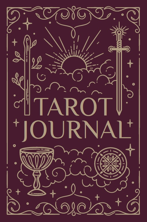 Tarot Journal - Блокнот, дневник, тетрадь, ежедневник таро для таролога на пружине