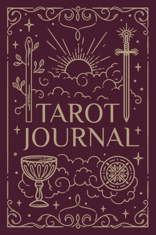 Tarot Journal - Блокнот, дневник, тетрадь, ежедневник таро для таролога на пружине