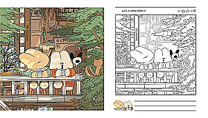 Collection of Bright Days. Coloring Diary