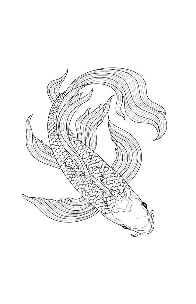 Japan. Spirits and Technologies. Stress Relief Coloring