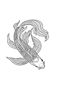 Japan. Spirits and Technologies. Stress Relief Coloring