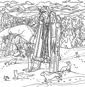 Ičči, vares Kutkh ja teised Siberi mütoloogia vaimid