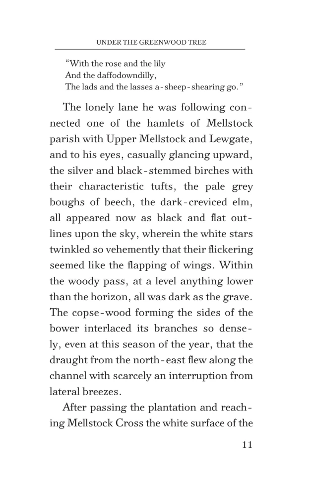 Under the Greenwood Tree