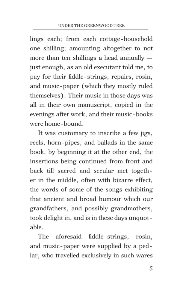 Under the Greenwood Tree