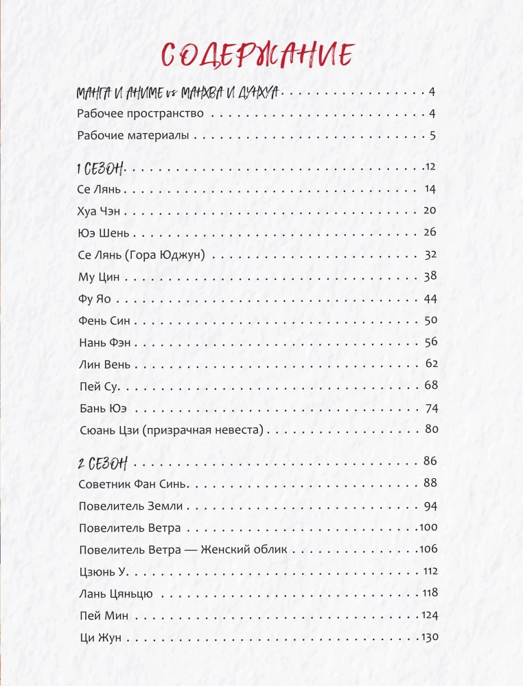 Благословение небожителей. Официальное руководство по рисованию персонажей. Том 1