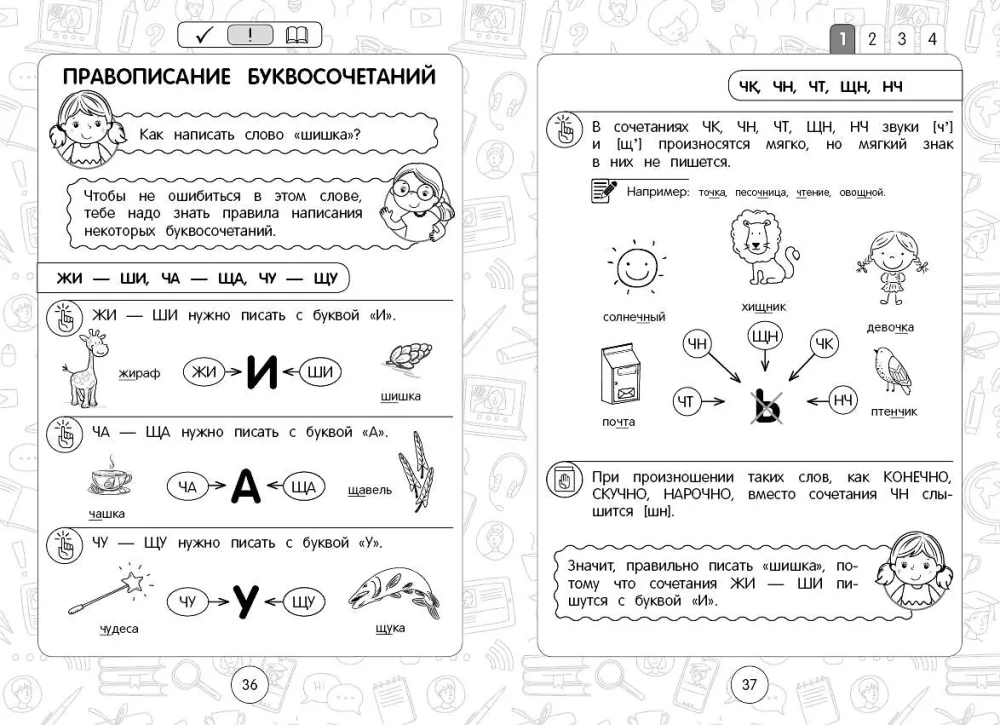 Set All Rules in Russian Language. Grades 1–4