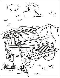 Coloring Books with Stickers. Cars