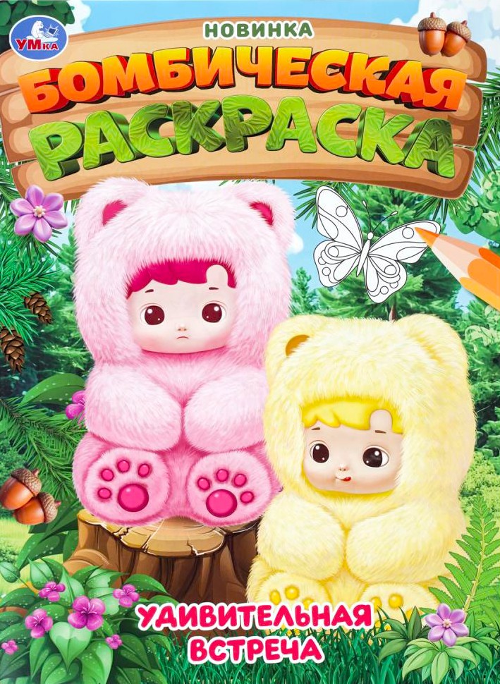 Бомбическая раскраска. Удивительная встреча