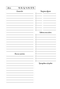 Natasha, wach auf! Undatierter Kalender