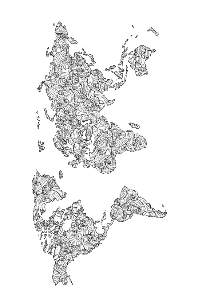 Japanische Tour. Malbuch zur Gegenstandsuche