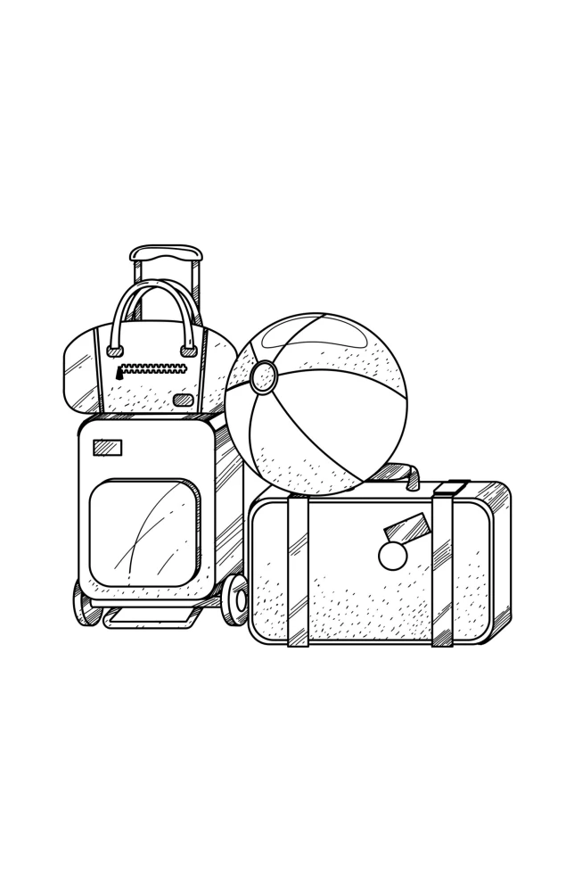 Japanische Tour. Malbuch zur Gegenstandsuche