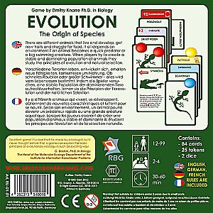 Настольная игра - Evolution. The Origin of Species (на английском языке)