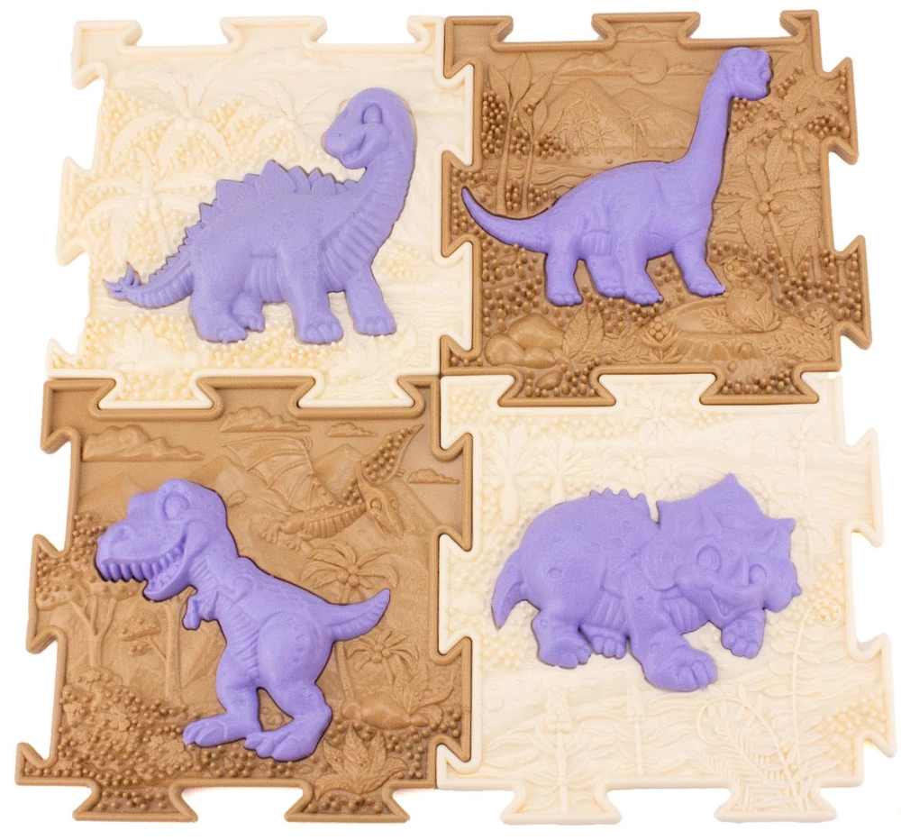 Modular Mat - Dinosaurs. Lavender Raph, Set