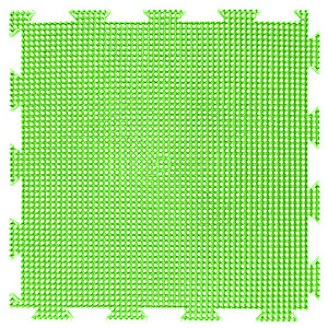 Modular rug - Ant. Lime (soft), 1 puzzle