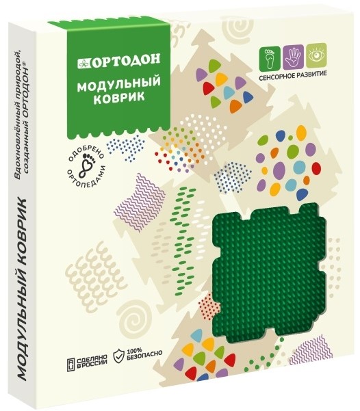 Moduļu paklājs - Zāle. Zaļš (mīksts), 1 puzle
