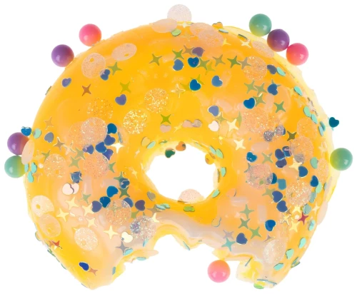 Игрушка-антистресс - Крутой замес. Пончик надкусанный с посыпкой, в ассортименте