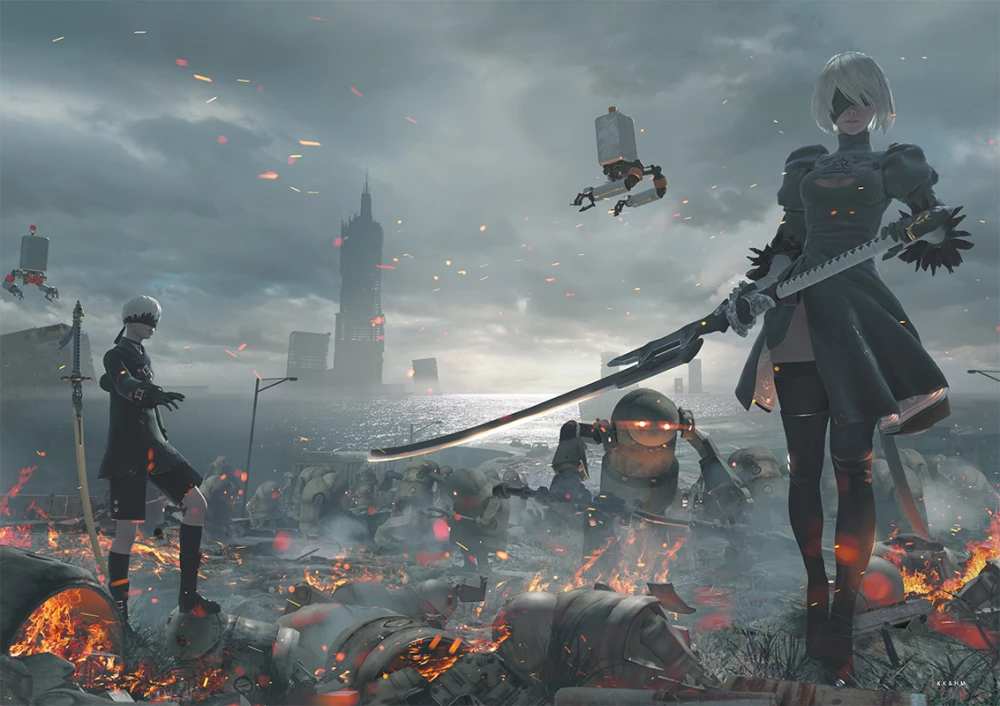 Kelionių vadovas po NieR: Automata pasaulį. Maitančių miesto griuvėsių tyrimų rezultatai