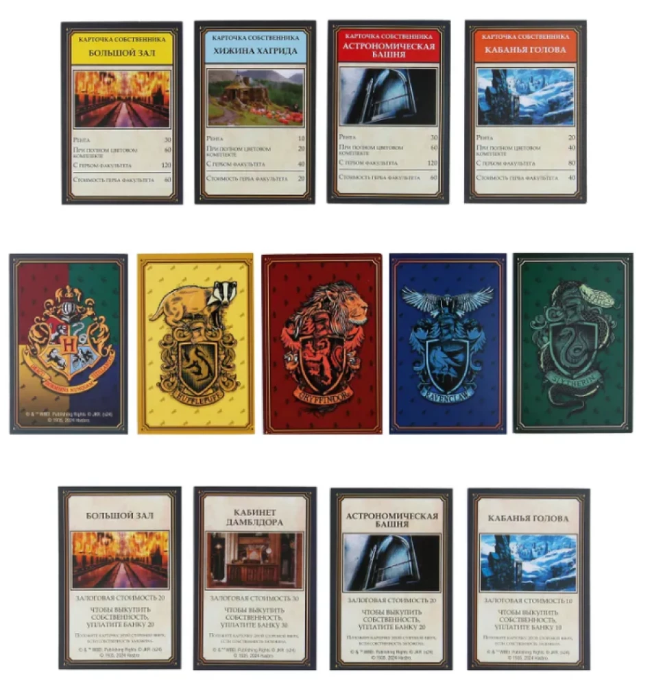 Настольная игра - Монополия Гарри Поттер