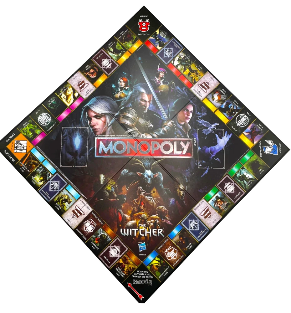 Настольная игра - Монополия. Ведьмак