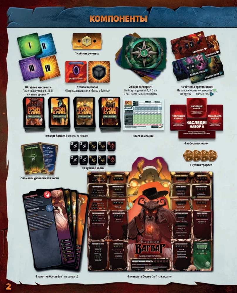 Tabletop game - Throne of Cubes. Adventures (expansion)