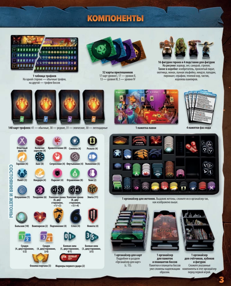 Tabletop game - Throne of Cubes. Adventures (expansion)