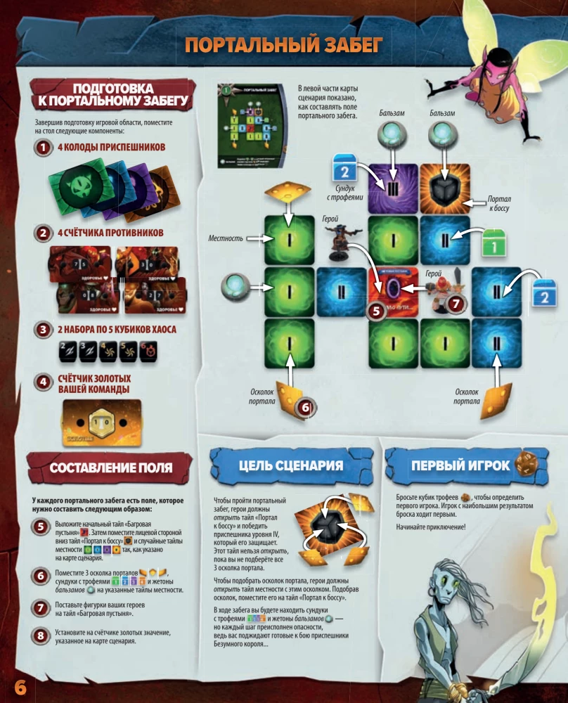 Tabletop game - Throne of Cubes. Adventures (expansion)