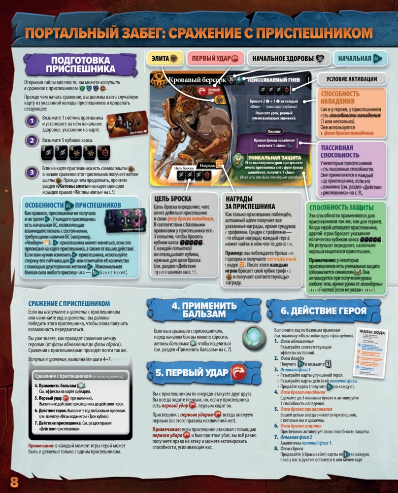 Tabletop game - Throne of Cubes. Adventures (expansion)