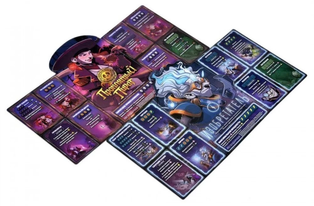 Brettspiel - Thron der Würfel. Zweite Saison. Verfluchter Pirat vs Erfinder