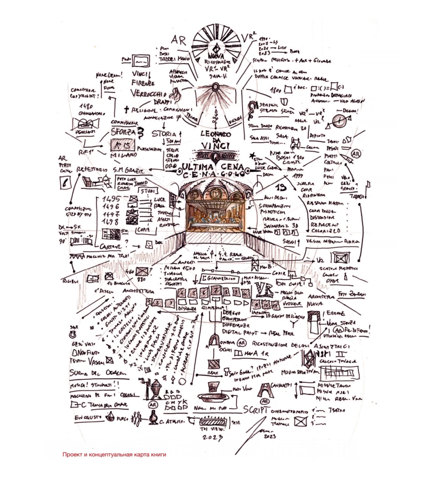 Leonardo da Vinci. Ostatnia Wieczerza. Rekonstrukcja arcydzieła