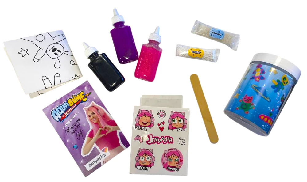 Radošais komplekts - Aqua Slime no Jenyasha