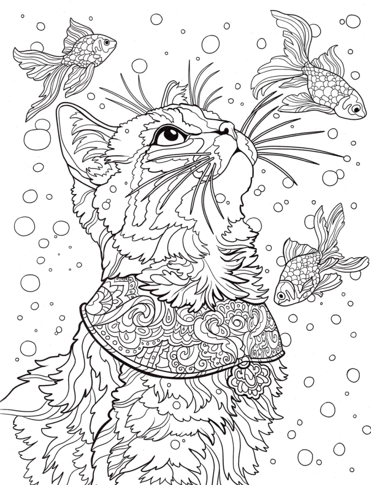 Cats. Anti-Stress Coloring Book