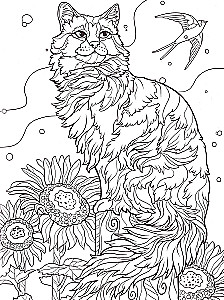 Cats. Anti-Stress Coloring Book