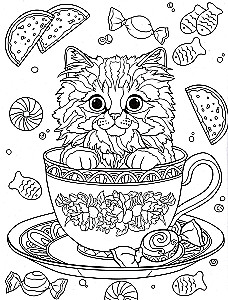Cats. Anti-Stress Coloring Book