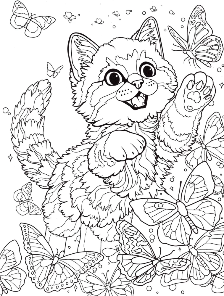Cats. Anti-Stress Coloring Book