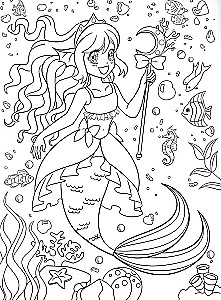 World of Anime. Coloring Book