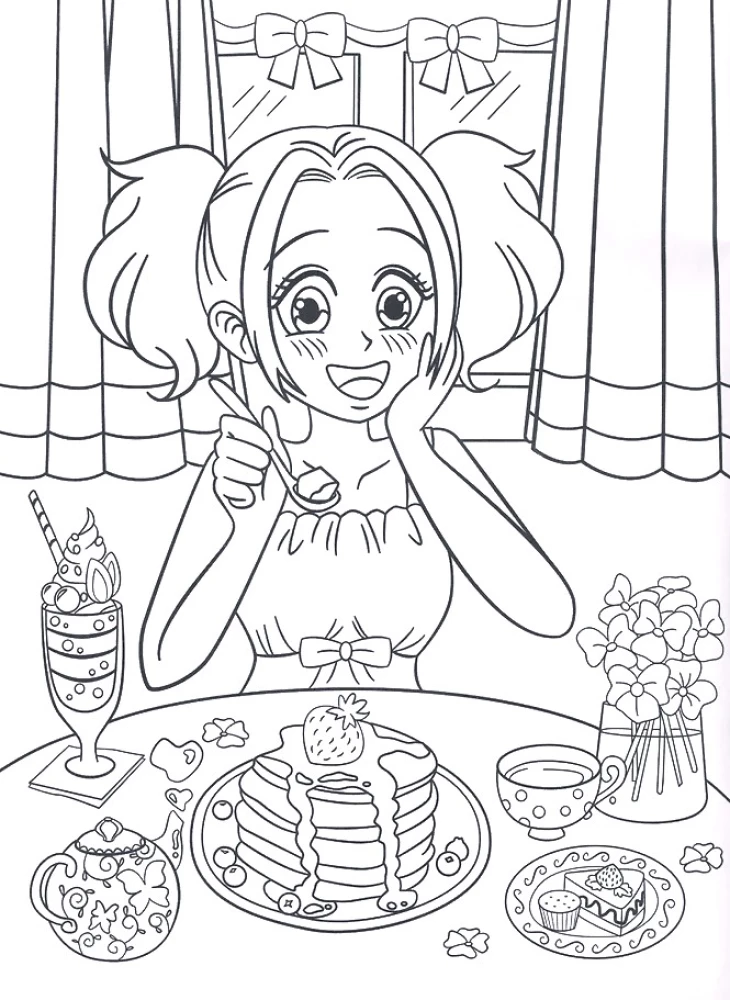 World of Anime. Coloring Book