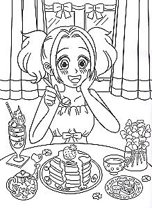 World of Anime. Coloring Book