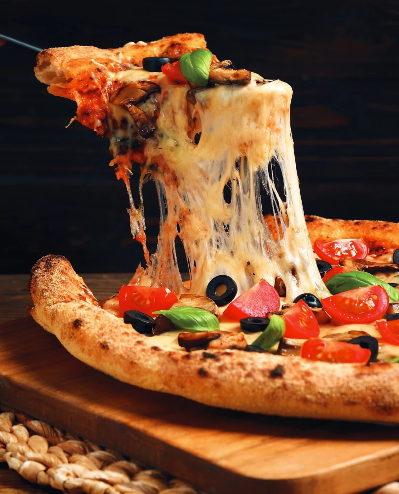 Homemade Fast Food. Pizza, Burgers, Hot Dogs